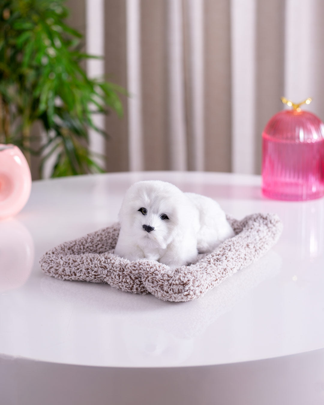 Playful Pup Tabletop Plush Toy