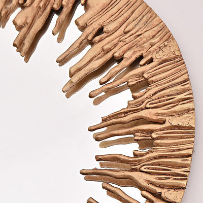 Lava Wall Mirror - 100% Made From Brass