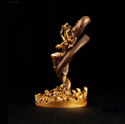 Mystical Shiva Brass Idol