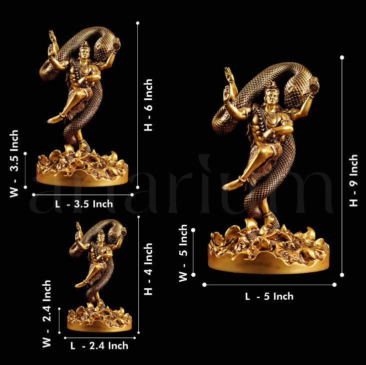 Mystical Shiva Brass Idol