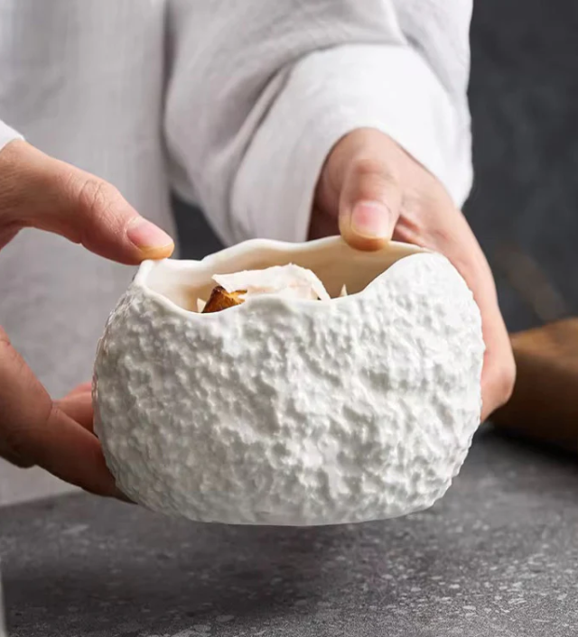 Sculptural Vessels – Set of 2 Handcrafted Serving Bowls