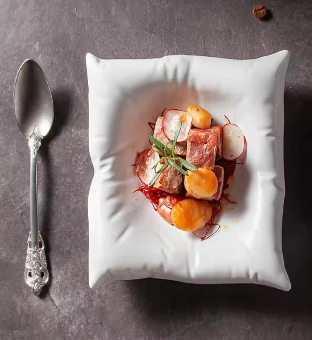 Pillow Perfection – Designer Serving Plate