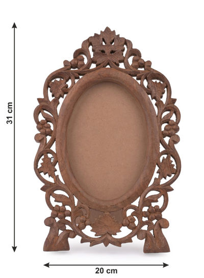 Wood Crafted Royal Design Photo Frame