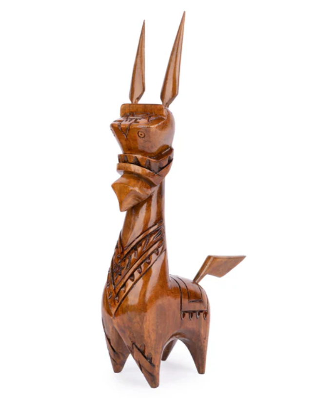 Wooden Handmade Traditional Horse – Terracotta Style | 16 Inches
