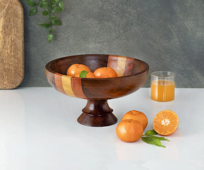 Wooden Fruit Bowl – Natural Elegance for Your Tabletop