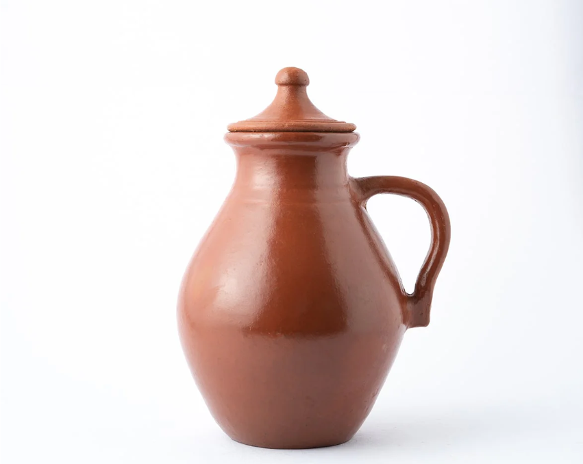 Natural Clay Water Jug (2.5 Litre) | Traditional Earthenware for Healthy Living
