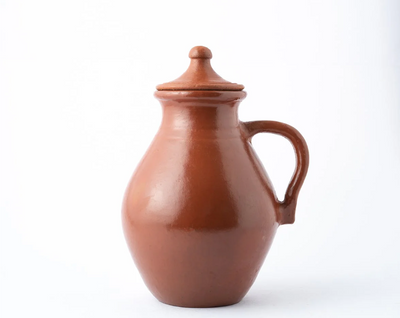 Natural Clay Water Jug (2.5 Litre) | Traditional Earthenware for Healthy Living