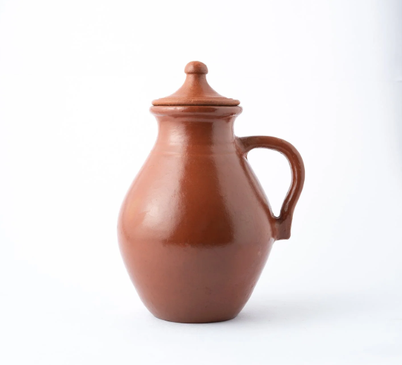 Natural Clay Water Jug (2.5 Litre) | Traditional Earthenware for Healthy Living