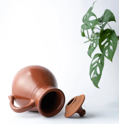 Natural Clay Water Jug (2.5 Litre) | Traditional Earthenware for Healthy Living