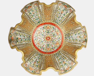 Marble Handcrafted Decorative Bowl | Timeless Elegance for Your Living Space