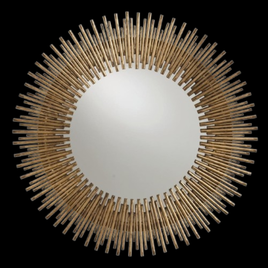 Sunburst Wall Mirror - 100% Made From Brass