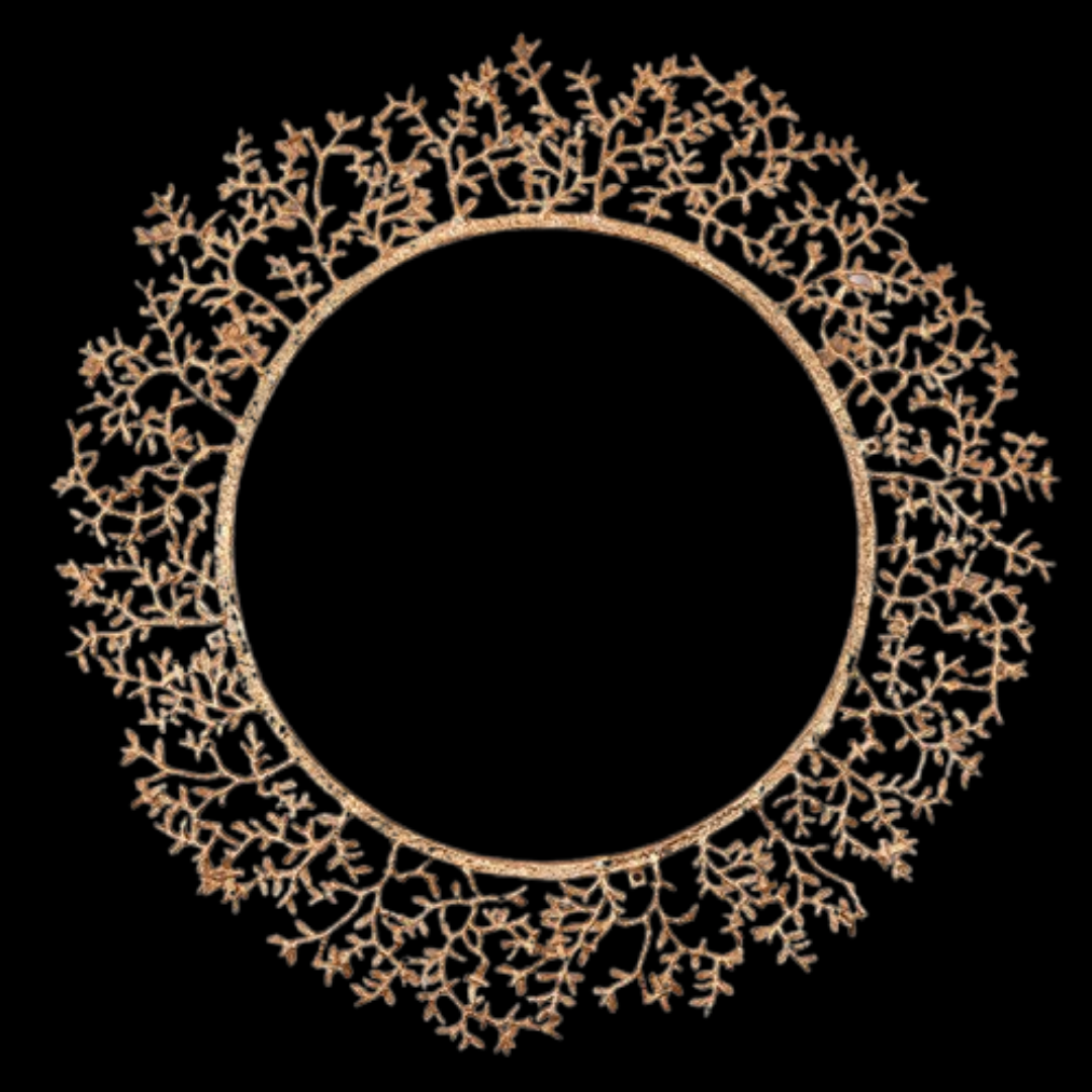 Shrub Wall Mirror - 100% Made From Brass