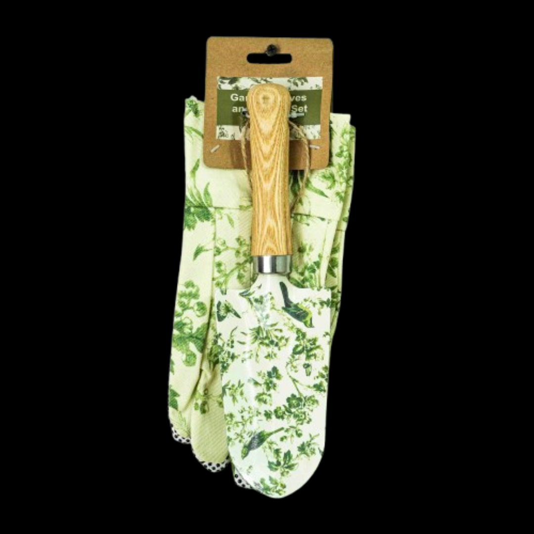 Adult Gloves And Trowel (Set of 2)
