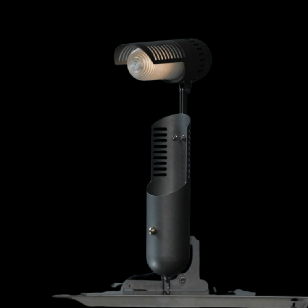 Adjustable Industrial Pelican Lamp – 3D Printed Shade, Vintage Style Table Light