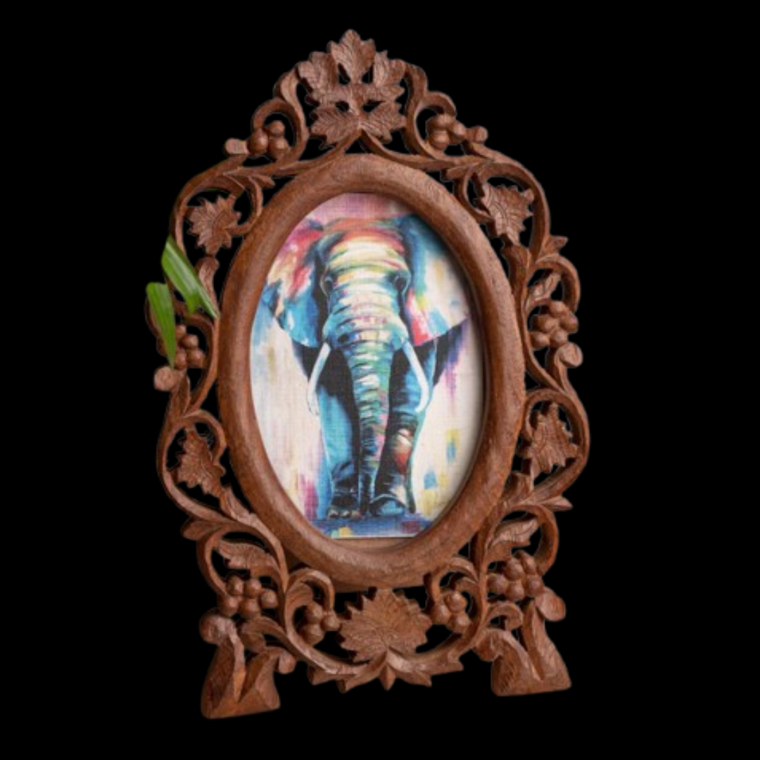 Wood Crafted Royal Design Photo Frame