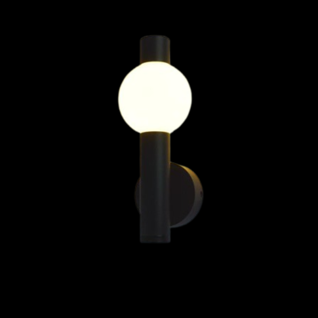 Globe View Outdoor Wall Light