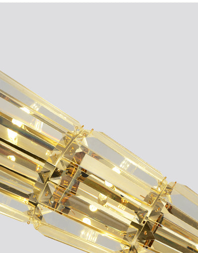 Tapered Crystal Wall Sconce - Medium