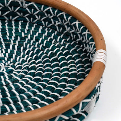 Rattan Round Tray