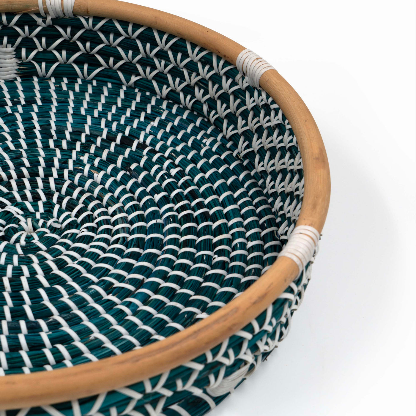 Rattan Round Tray