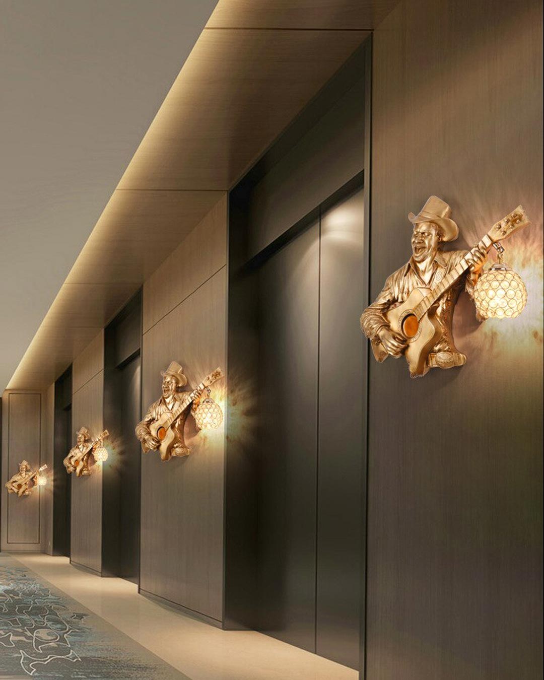 Guitarist Wall Sconce