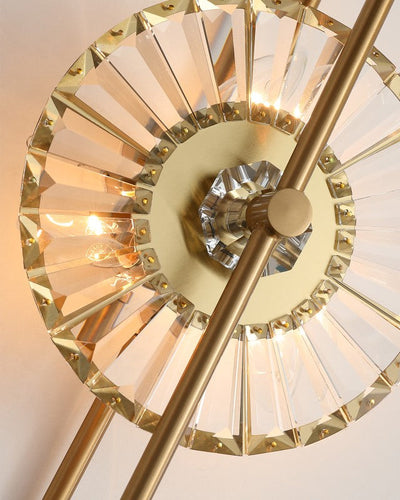 Modern Crystal Disc Wall Light