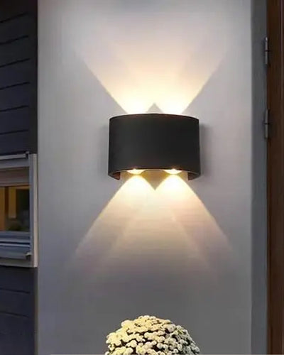 Shadow Cross Outdoor Wall Light - 2 Lights