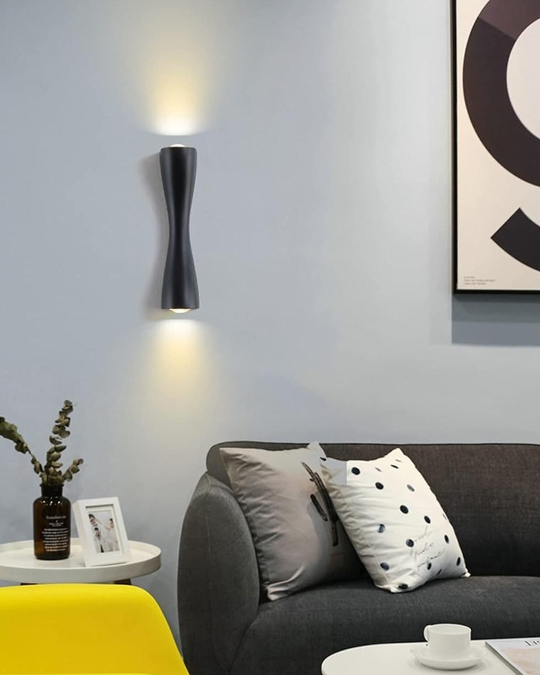 Bistro Beam Accent Outdoor Wall Light - Black