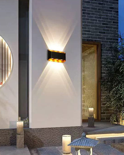 Gleam Edge Outdoor Wall Light - 3 Light