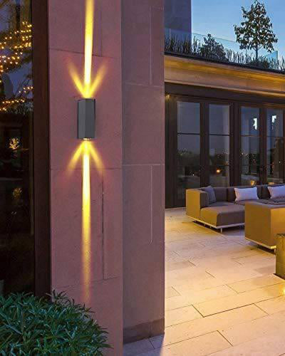 Twin Beam Outdoor LED Wall Light