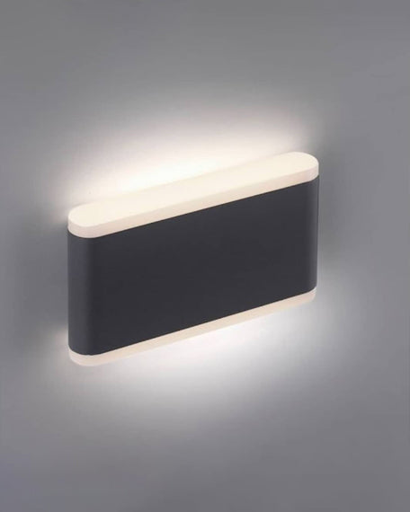 Modern Rectangular Up & Down Outdoor Wall Light