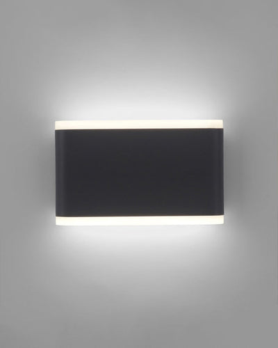 Modern Rectangular Up & Down Outdoor Wall Light