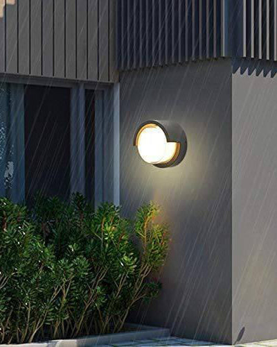 Lumo Round Outdoor Wall Light