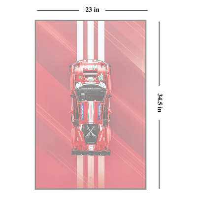 Ferrari F1 Technic Series Wall Frame with Ferrari F1 SF-24 Complete Set